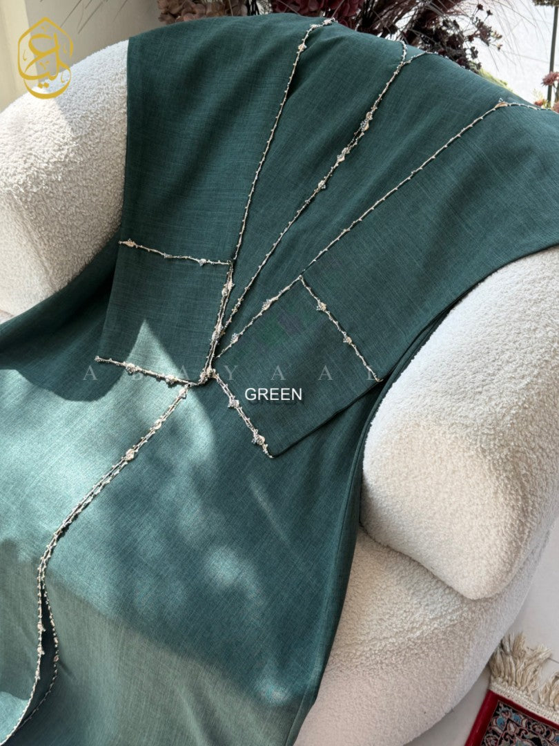 Nashwa Abaya 1 (Cardigan + Button Front)