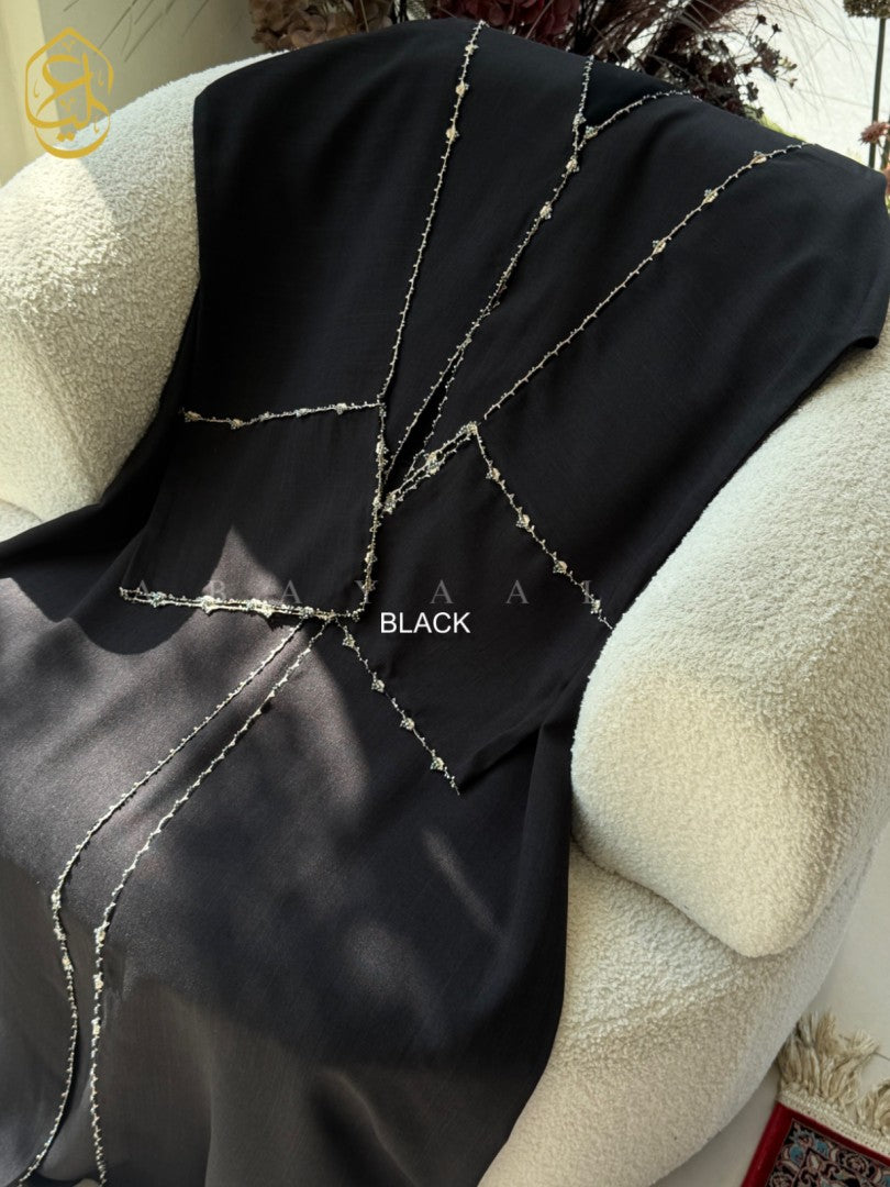 Nashwa Abaya 1 (Cardigan + Button Front)